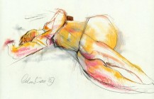 Life Drawing – Pastel